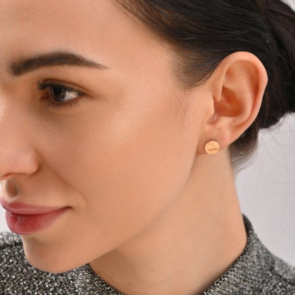 Срібні сережки-гвоздики